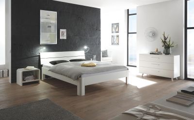 zuurgraad onregelmatig stopverf Wit houten bed | Alles voor je slaapkamer | Kok Bedden