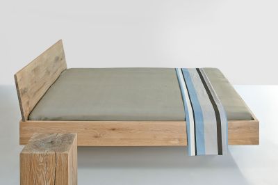 Massief houten design bed Quadra Soft