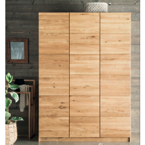Massief houten draaideur kledingkast Completo - 3 deurs - 2 units 