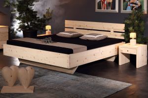 Massief alpenden houten bed Rosenheim