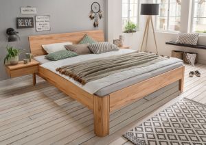 Metaalvrij beuken houten bed Ellington