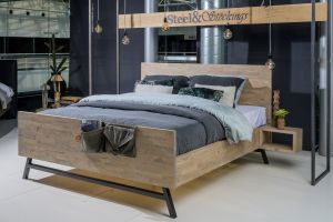 Massief houten bed Viggo van Steel & Stockings