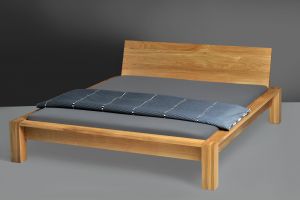 Design bed Taurus - Massief geolied eikenhout