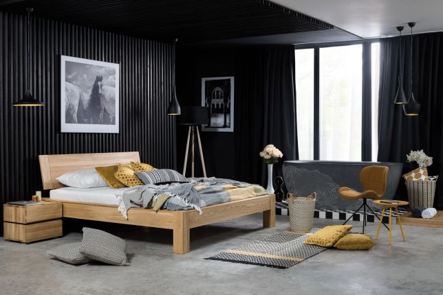 select premium system massief houten bed in eiken of beuken